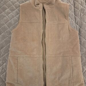 Goumi Tan Corduroy Vest